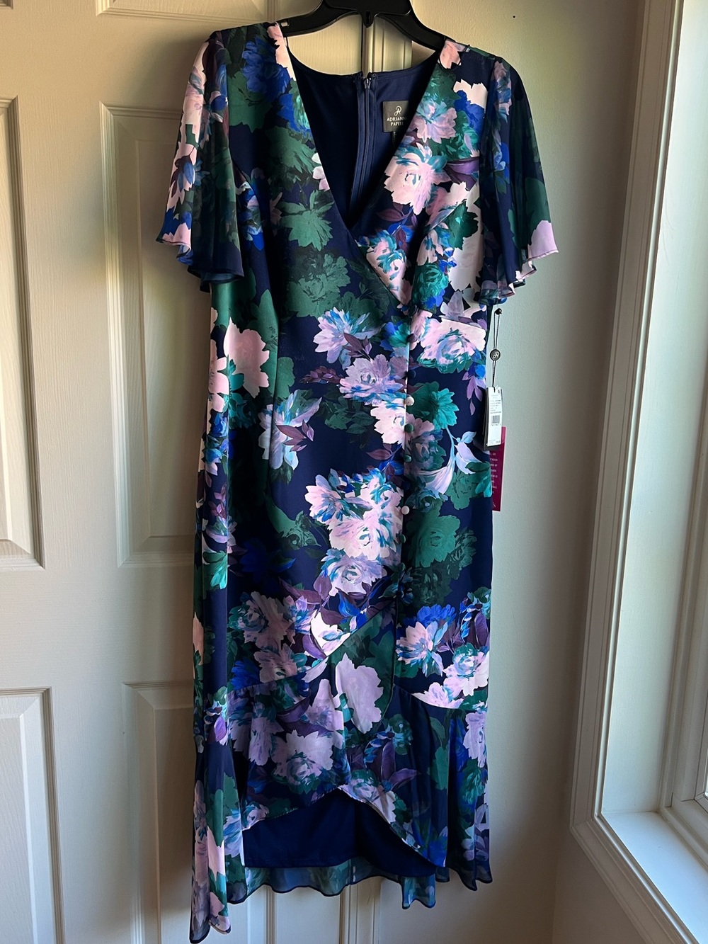 Floral Print Button Dress - NWT